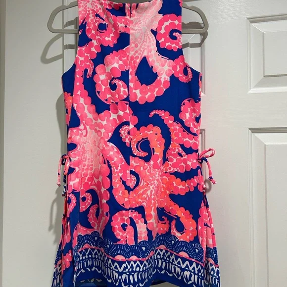 Lilly Pulitzer Pink and Blue Dress - Picture 2 of 5